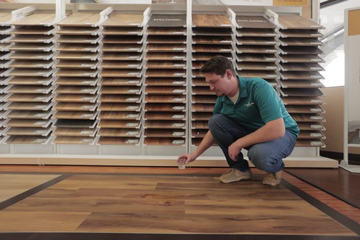 Hardwood flooring at CT Carpet One in WV